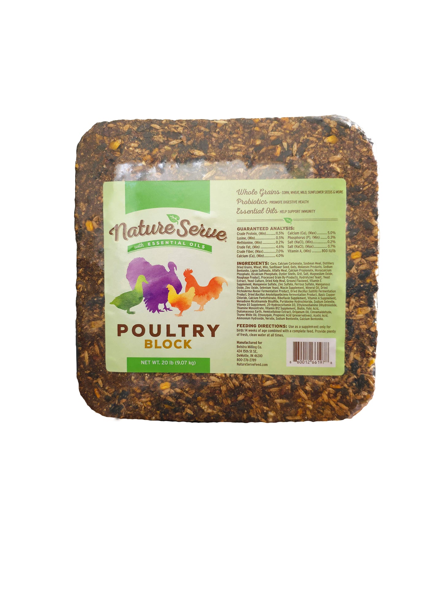 NatureServe Poultry Block - 20#